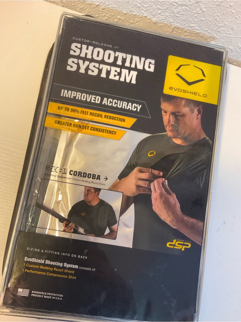 Evoshield Men’s Hunting Recoil Shooting System custom armor molding shirt